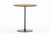 Occasional Low Table side/end table Vitra height 21.6 walnut solid wood, oiled 