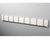 Knax Horizontal Colored Coat Hook Coat Hooks Loca 8 hooks Aluminum White