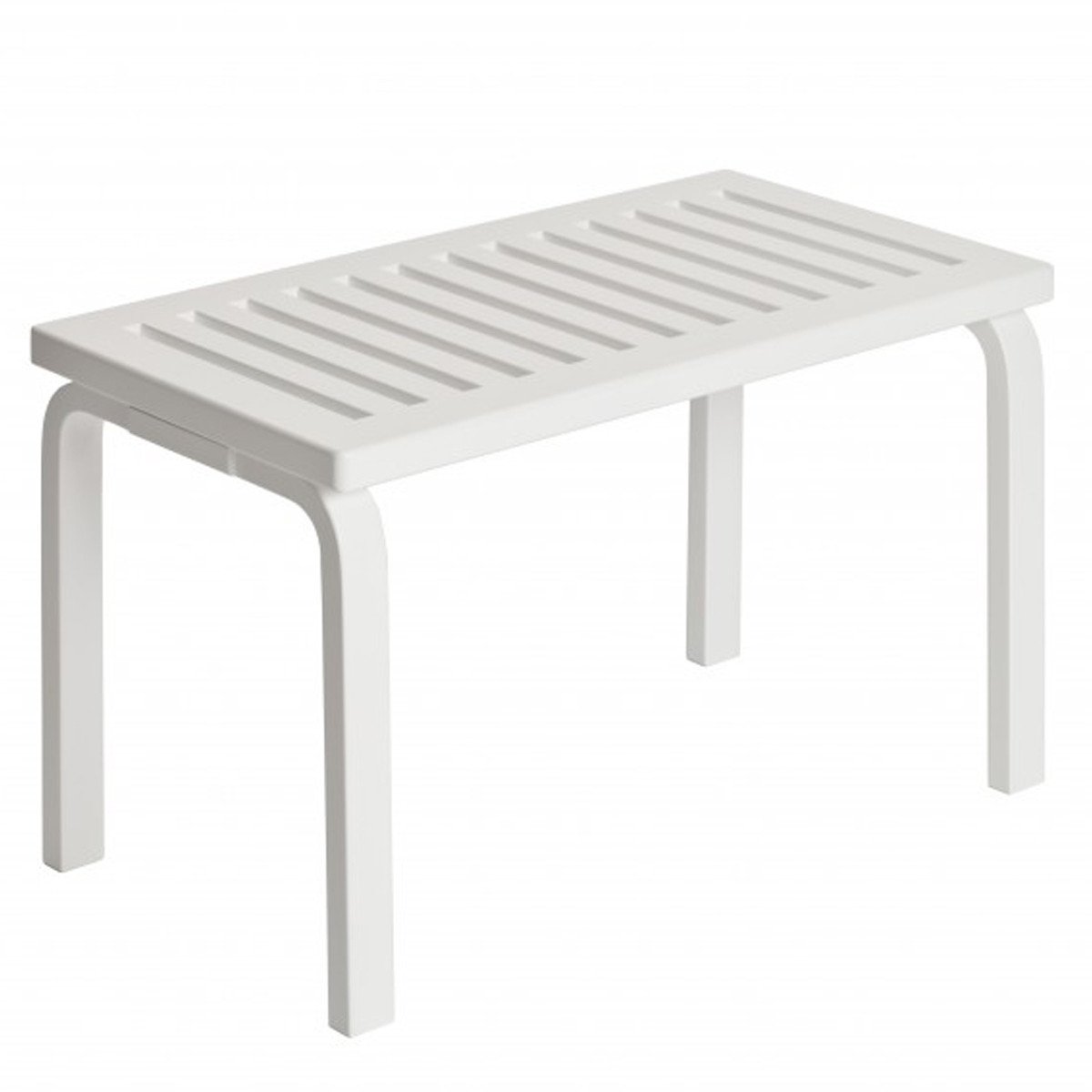 Bench 153A Benches Artek 153B: 28.5" L - Lacquered White