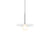 Bola Disc Pendant ceiling lights Pablo Gloss White / Chrome 12" 