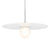 Bola Disc Pendant ceiling lights Pablo Gloss White / Chrome 32" 