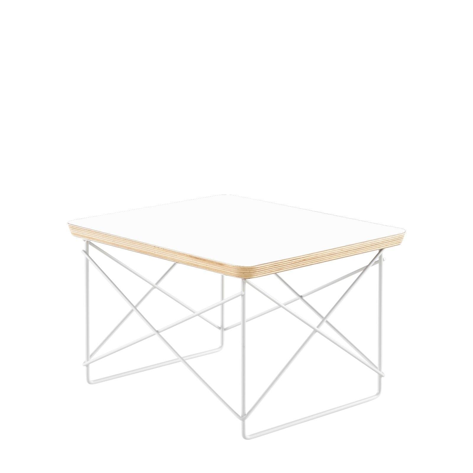 Eames Wire Base Low Table side/end table herman miller White Studio White 