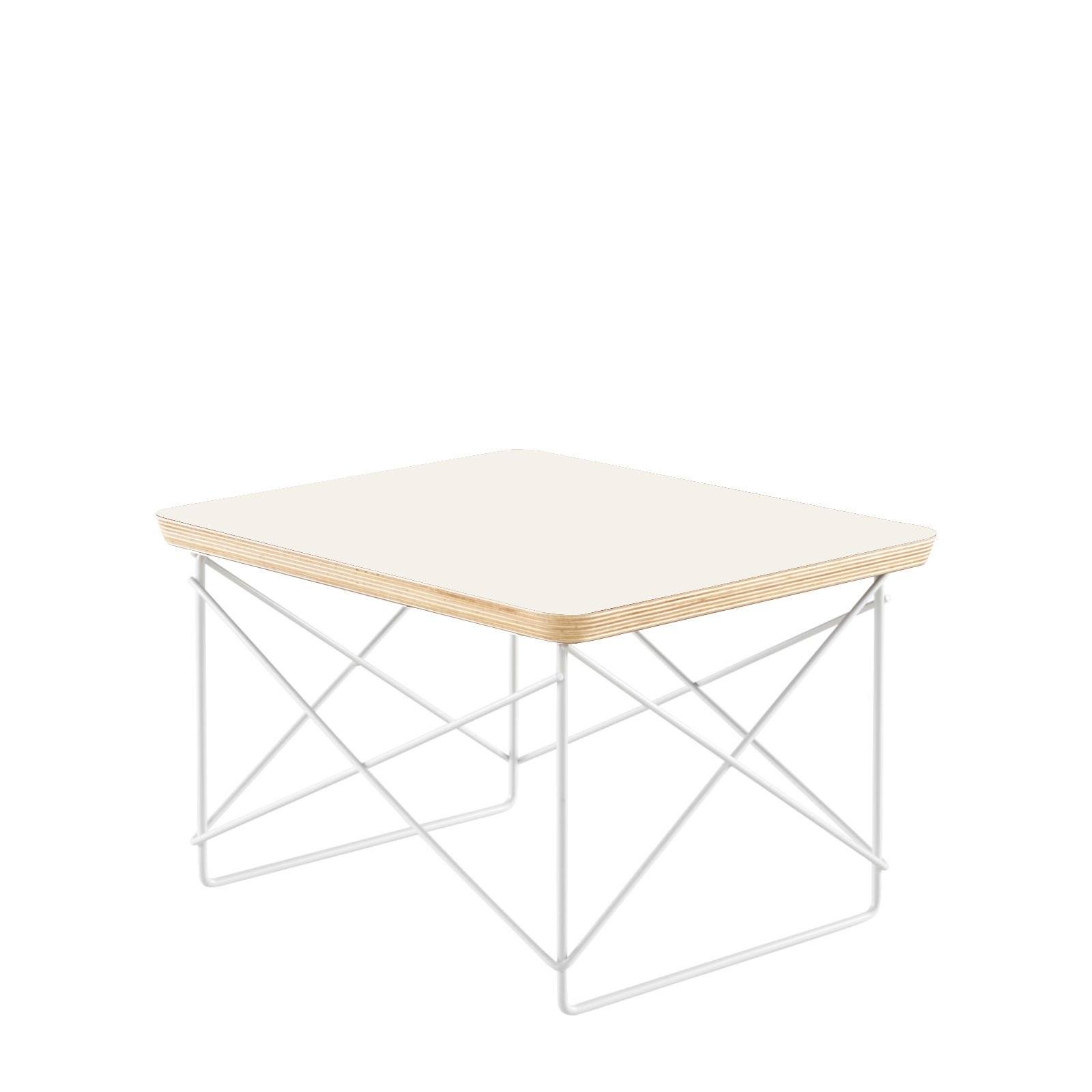 Eames Wire Base Low Table side/end table herman miller Studio White Studio White 