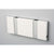 Knax Horizontal Colored Coat Hook Coat Hooks Loca 2 hooks Aluminum White