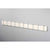 Knax Horizontal Colored Coat Hook Coat Hooks Loca 10 hooks Aluminum White