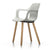 Hal Armchair Wood Side/Dining Vitra White Natural oak with protective varnish glides for carpet