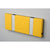 Knax Horizontal Colored Coat Hook Coat Hooks Loca 2 hooks Aluminum Summer Yellow